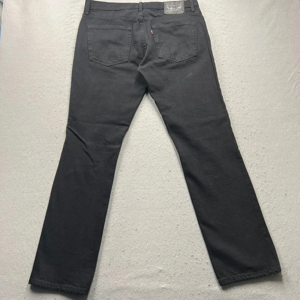 Levis 511 Slim Fit Distressed Black Jeans Mens W36 L32‎ 04511-4481 Denim